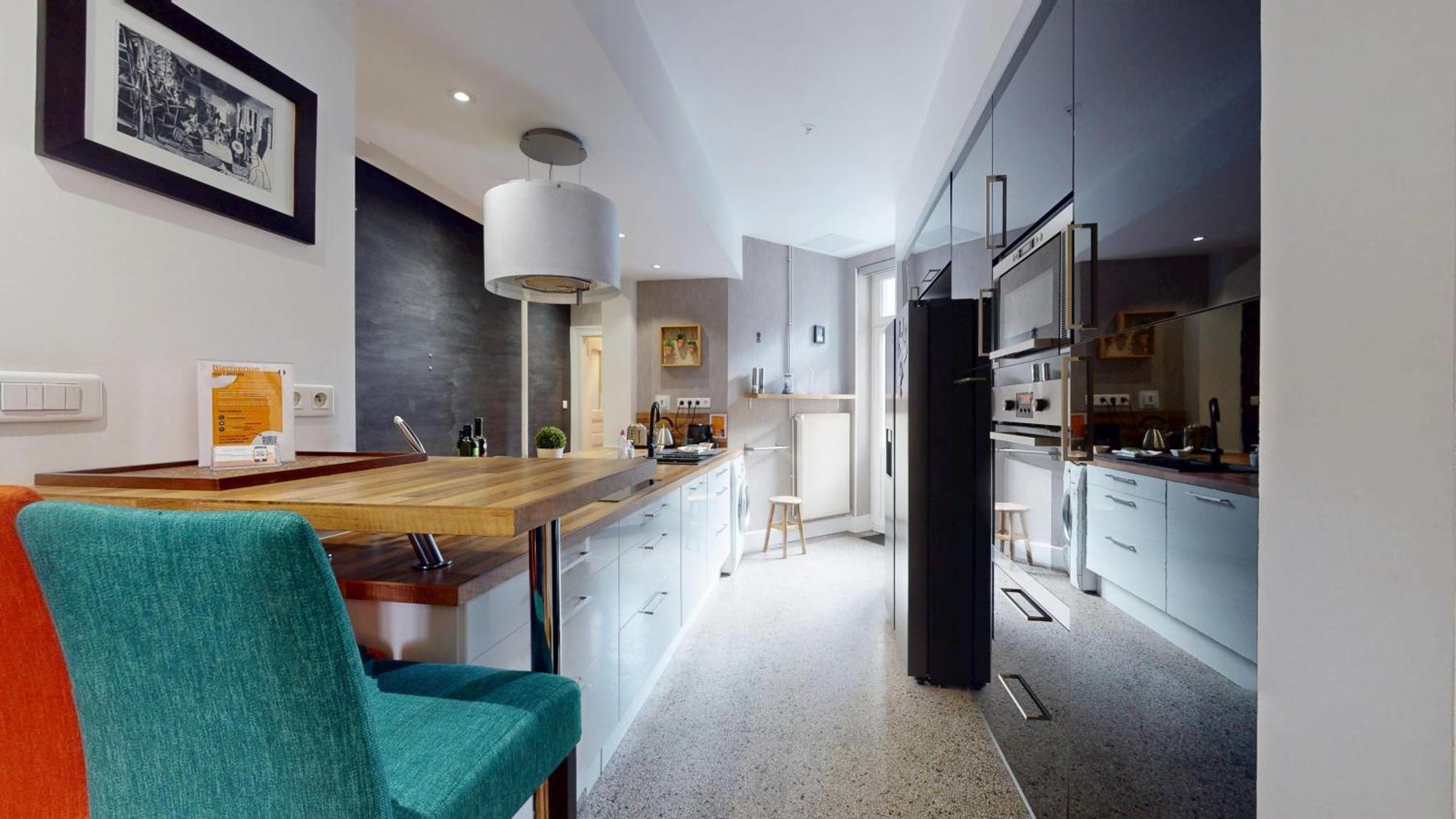Le Leblois - Grande Cuisine Appartement Straatsburg Buitenkant foto